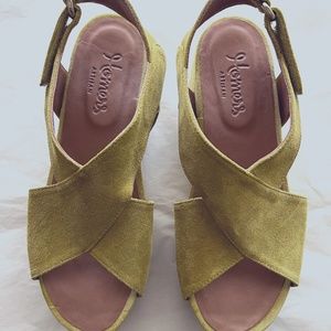 Homers Artisan wedge sandals